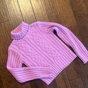 Lavender Knit Turtleneck Sweater 90’s